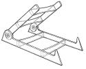 Caballete plegable