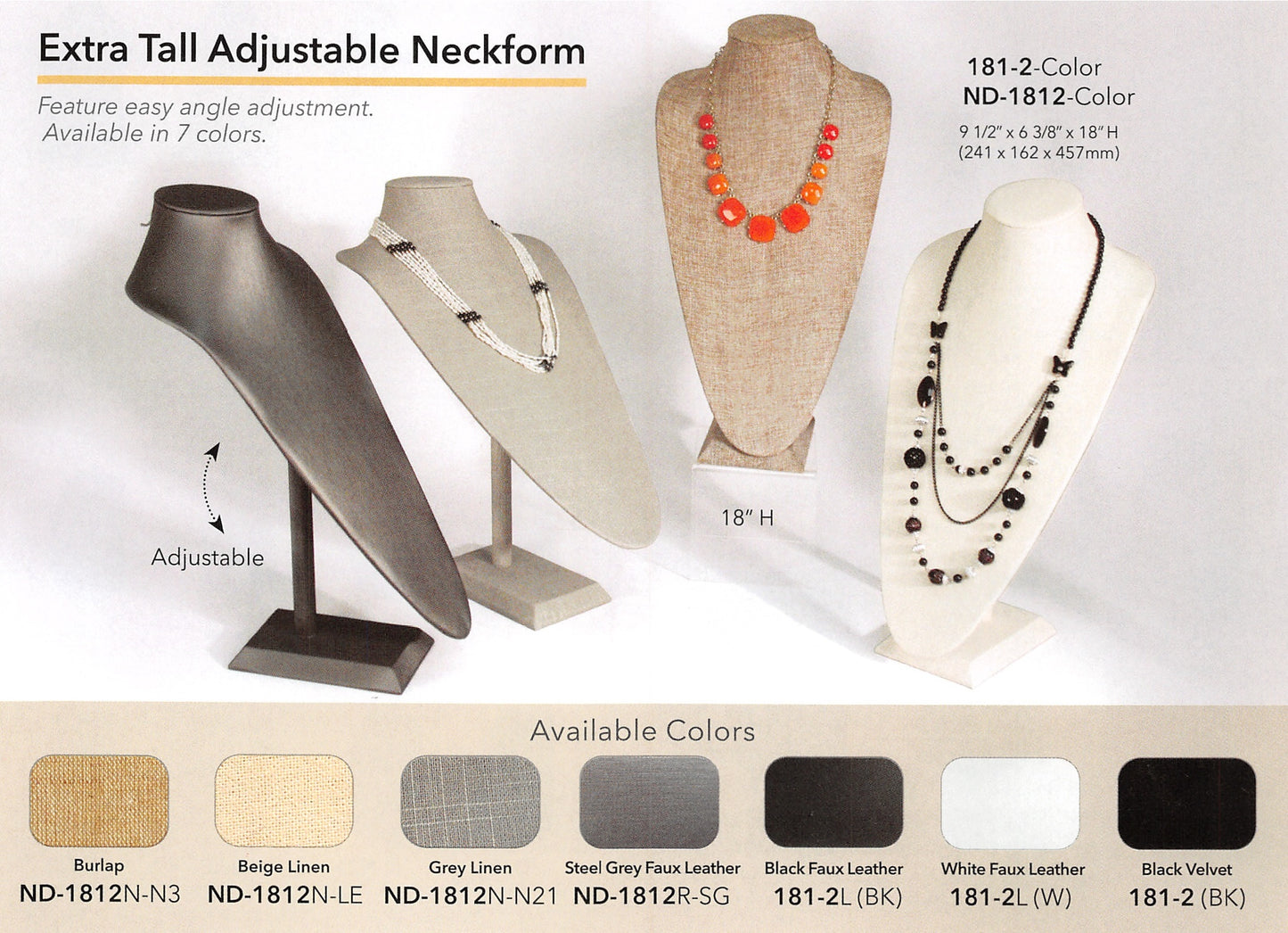 Cuello ajustable extra alto