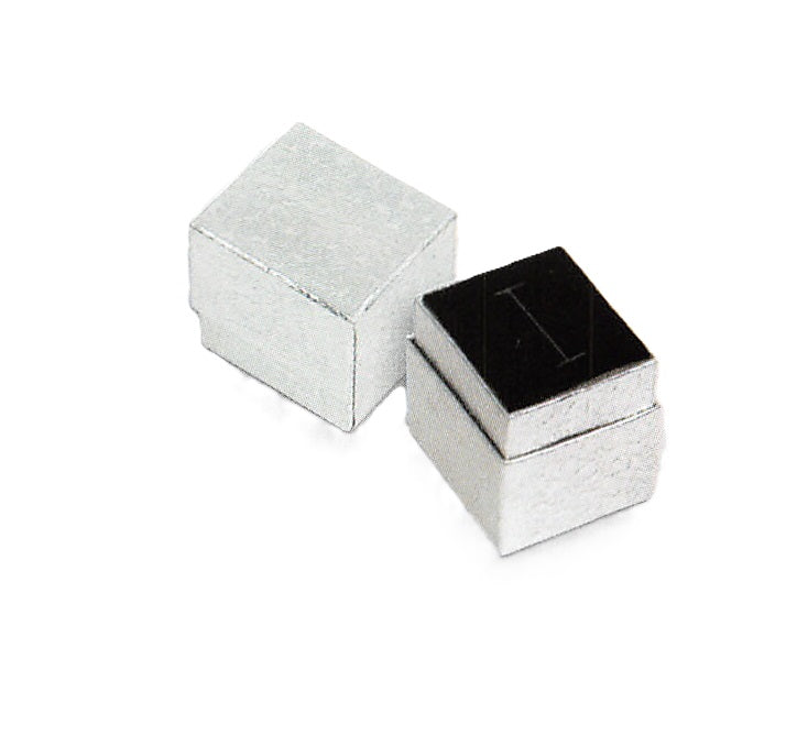 Mini caja de papel para anillos - Aluminio