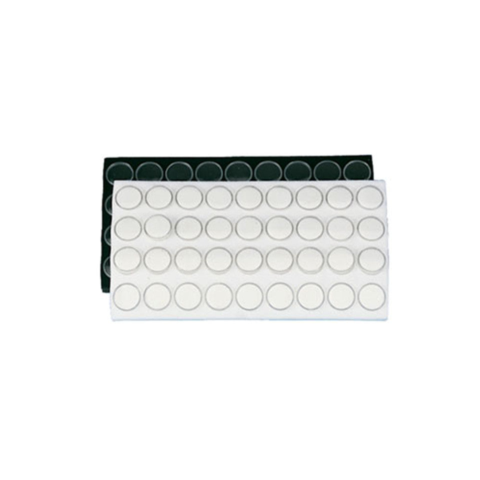 Revestimientos de espuma para tarros de gemas redondos