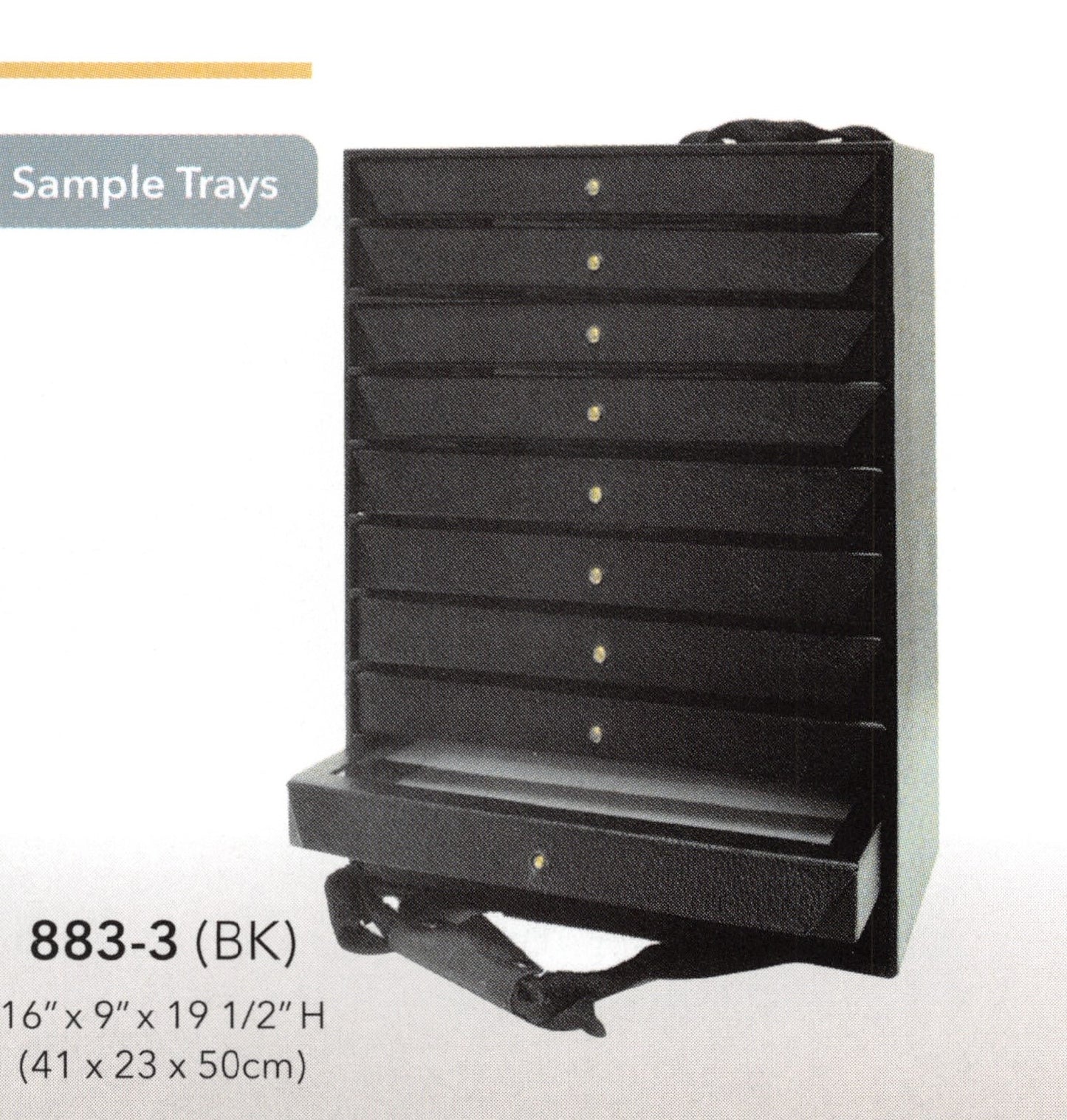 Travel Storage Organizer With Sample Trays