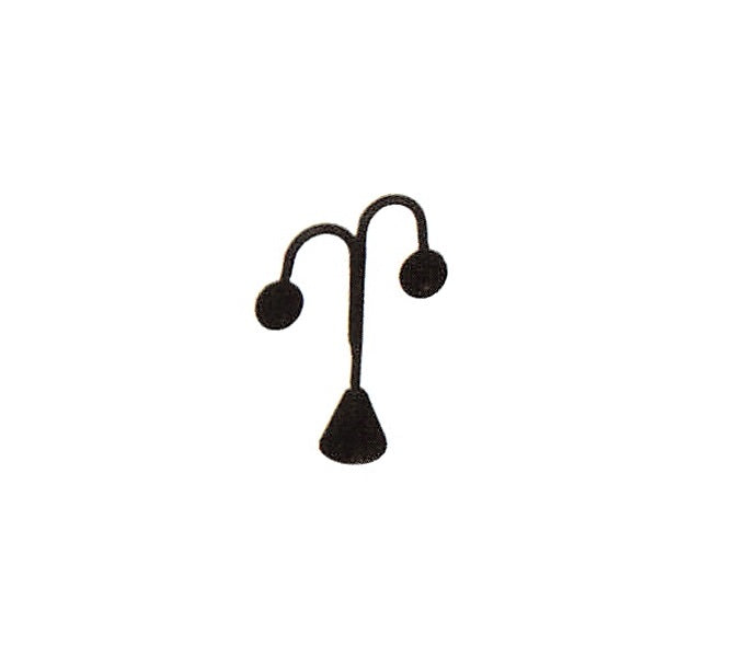 Soporte para pendientes en forma de T