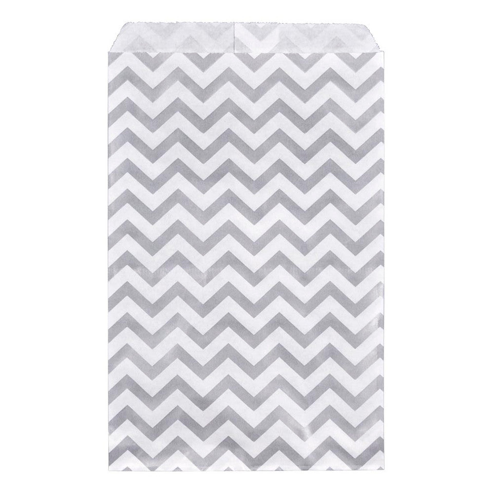 Paper Gift Bag - Chevron Black - 1000 pcs. Pack