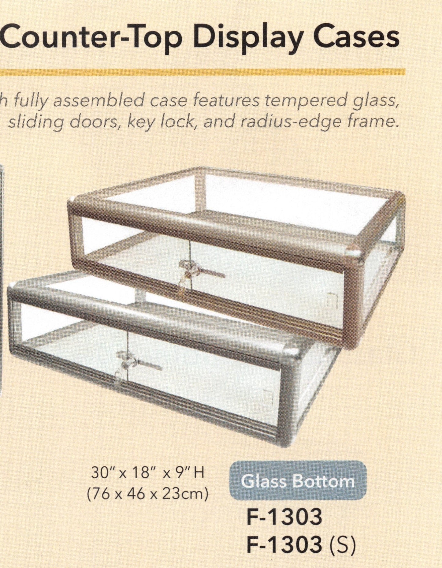Counter-Top Display Cases