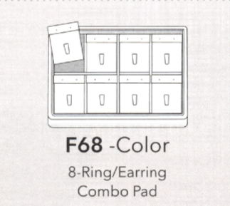 2 " H Stackble Display Trays
