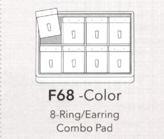 2 " H Stackble Display Trays