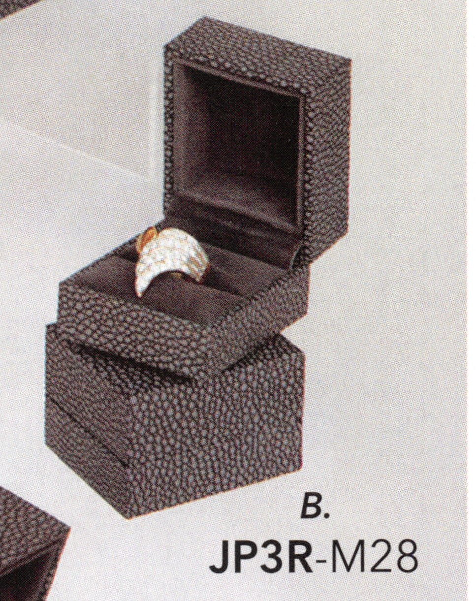Grey Shagreen Embossed Box