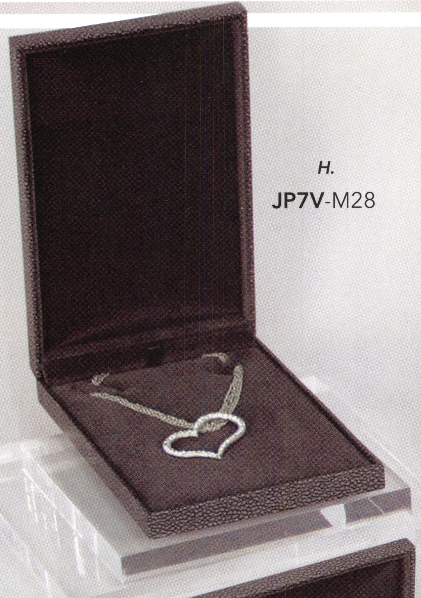 Grey Shagreen Embossed Box