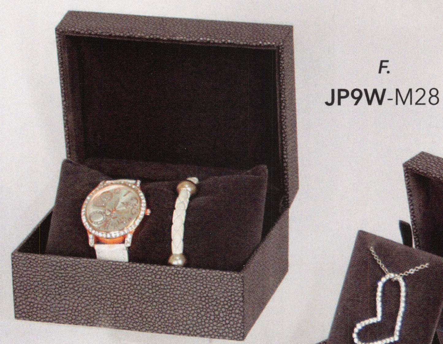 Grey Shagreen Embossed Box