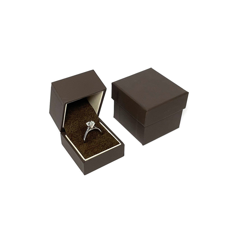 Elegante caja mate con insertos reversibles