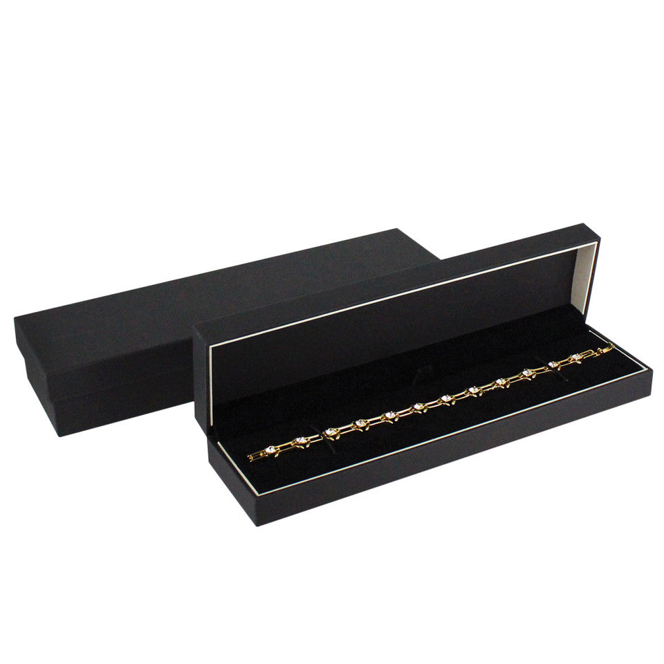 Elegante caja mate con insertos reversibles