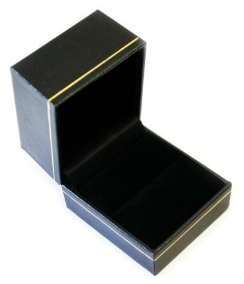 Caja clásica de cuero sintético de estilo rectangular - 2