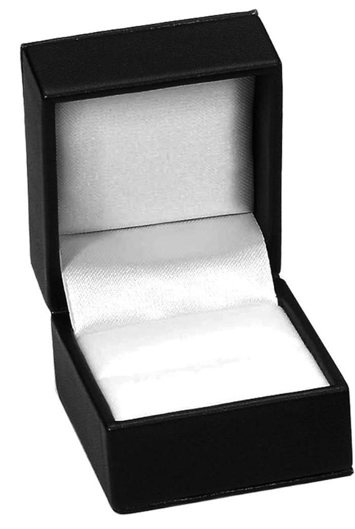 Caja clásica de cuero sintético de estilo rectangular - 2