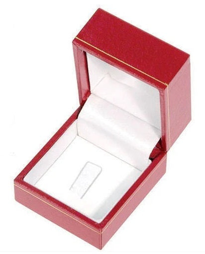 Caja clásica de cuero sintético de estilo rectangular - 2