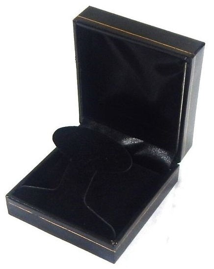 Caja clásica de cuero sintético de estilo rectangular - 2