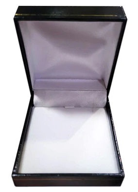 Caja clásica de cuero sintético de estilo rectangular - 2