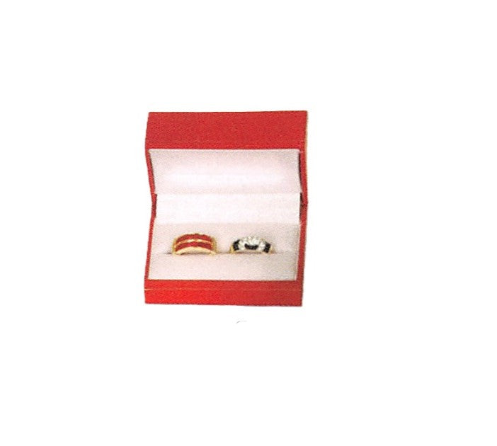 Caja clásica de cuero sintético de estilo rectangular - 2