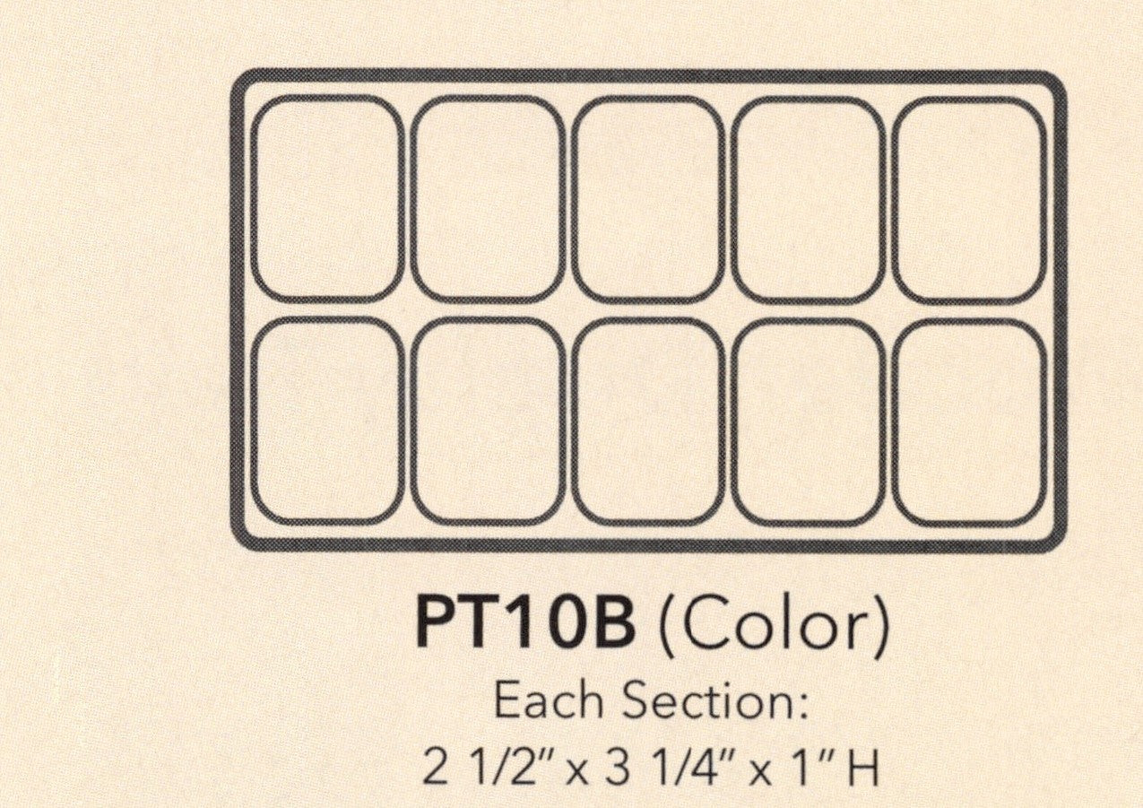 Insertos de bandeja de plástico texturizado duradero