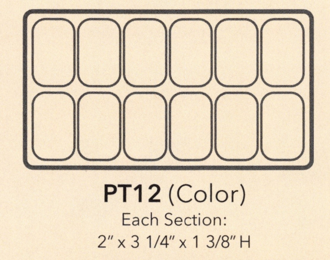 Insertos de bandeja de plástico texturizado duradero