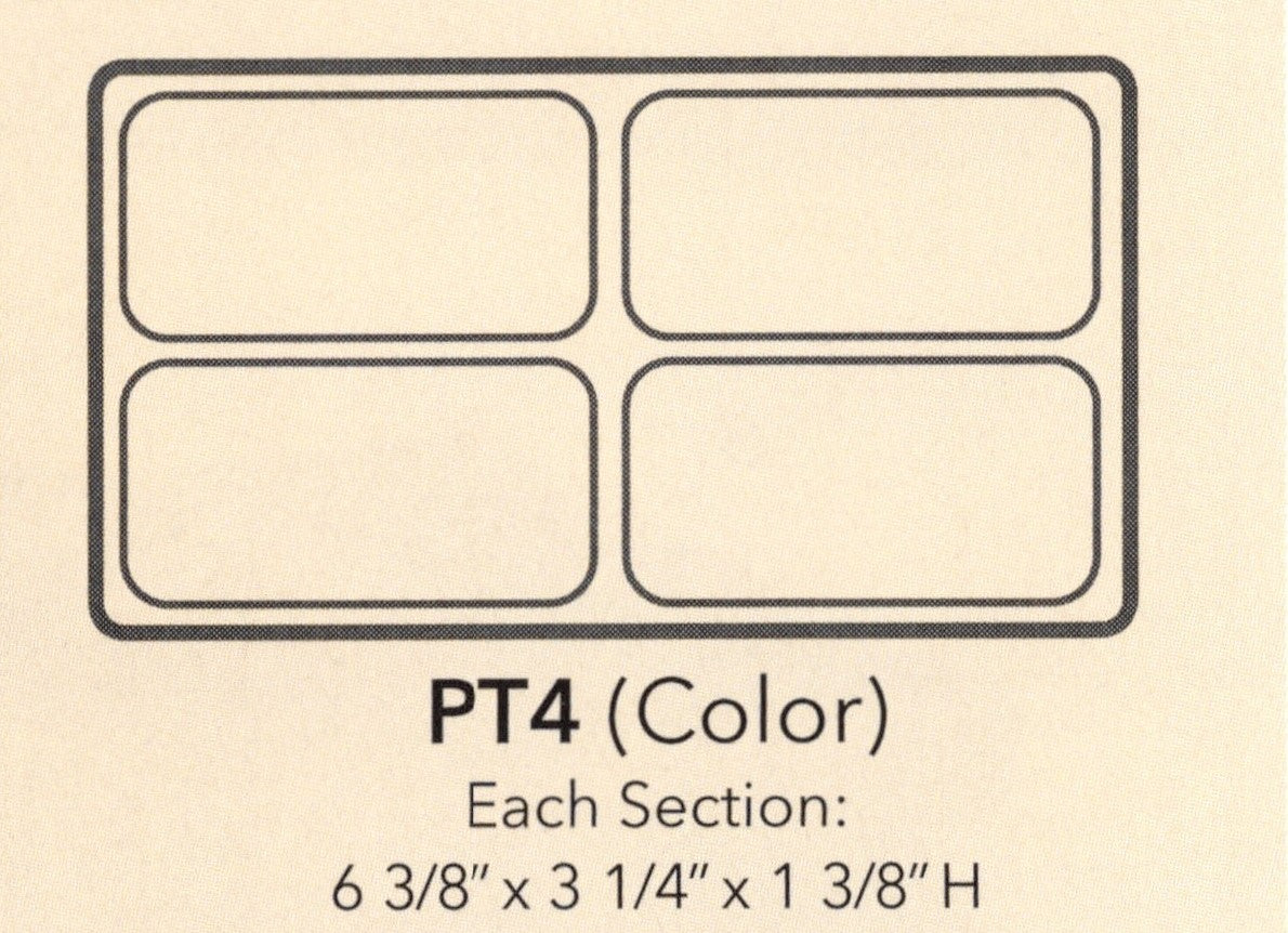 Insertos de bandeja de plástico texturizado duradero