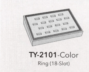 Bandejas de exhibición en ángulo de 2"