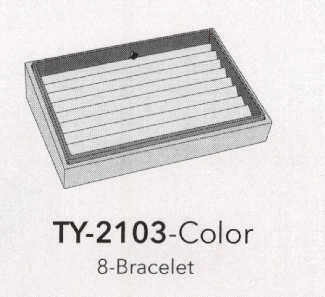 Bandejas de exhibición en ángulo de 2"