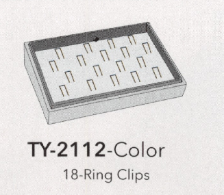 Bandejas de exhibición en ángulo de 2"