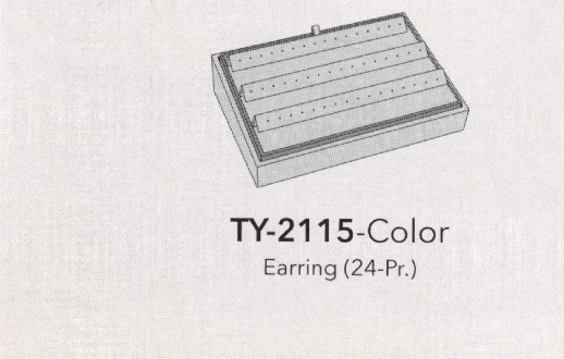 Bandejas de exhibición en ángulo de 2"