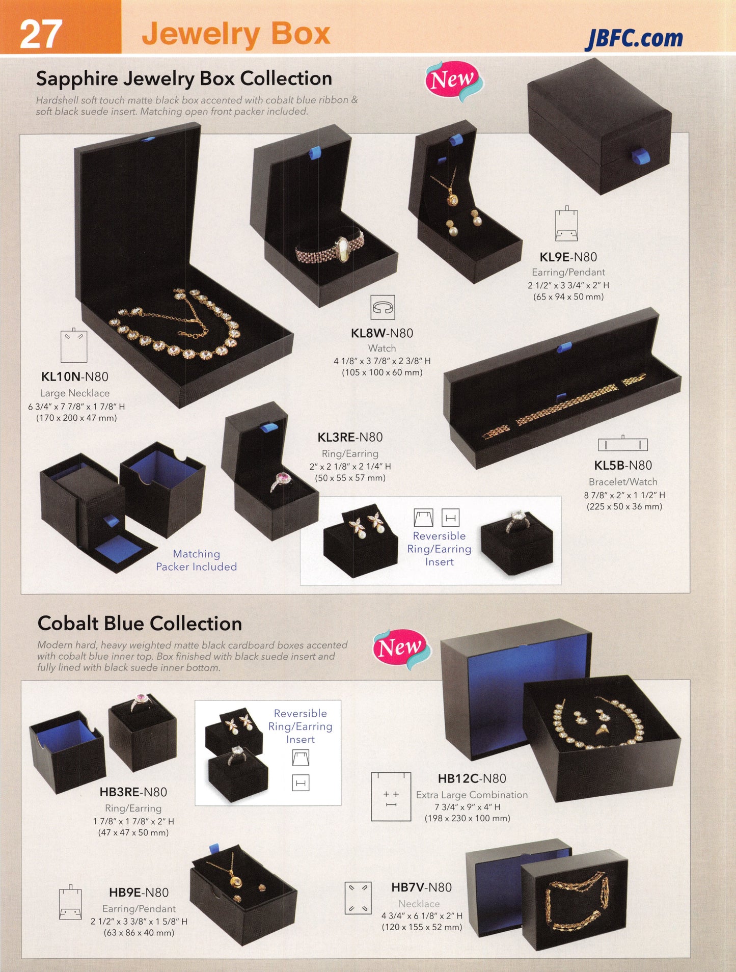 Colección azul cobalto