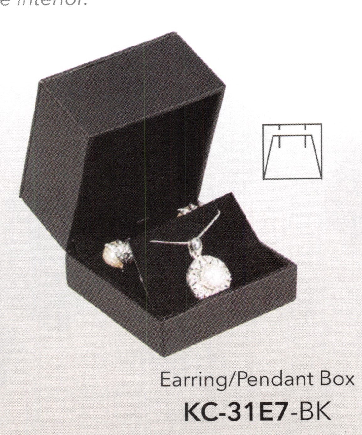 Caja de cuero sintético negra con parte superior extra alta