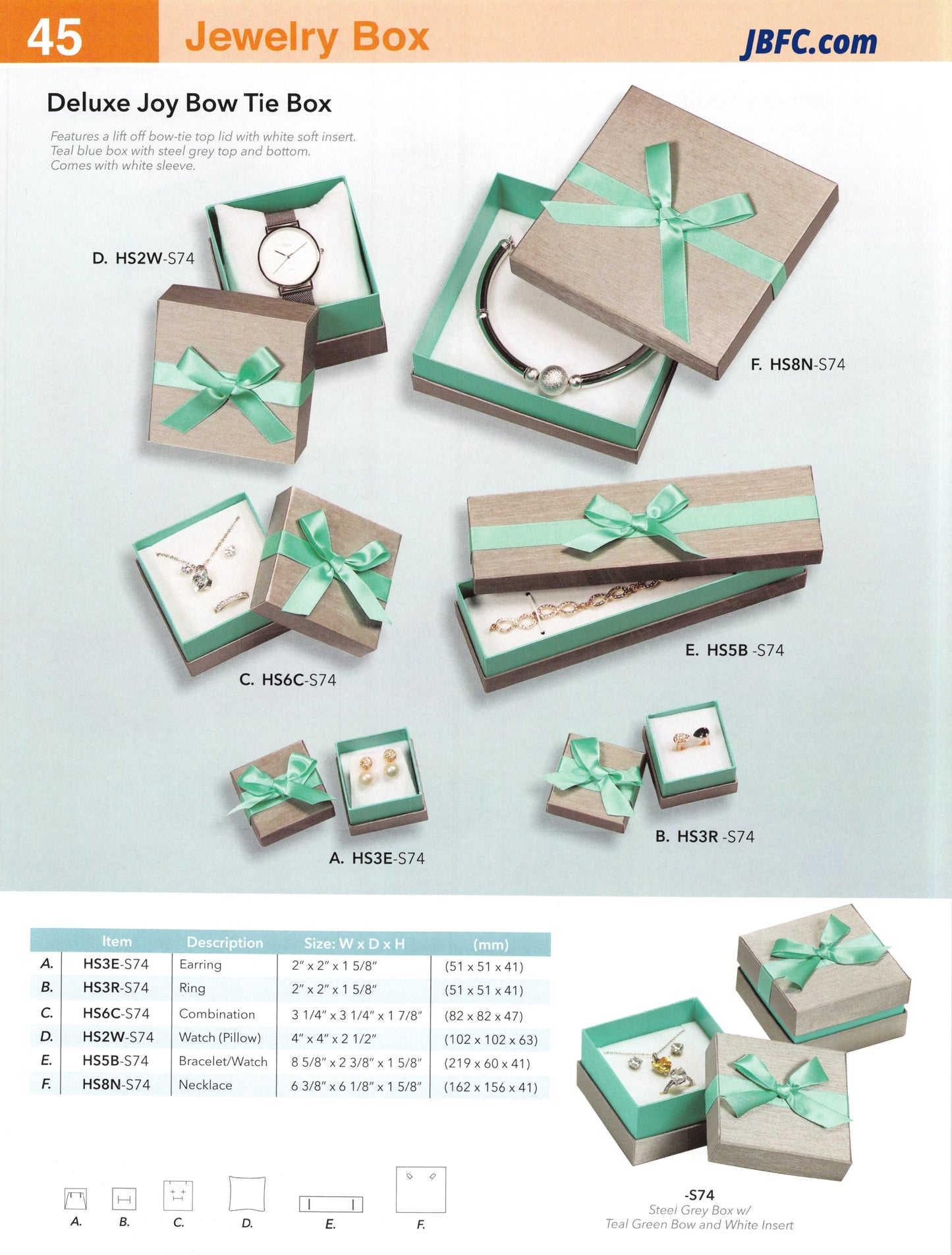 Caja de pajarita Deluxe Joy