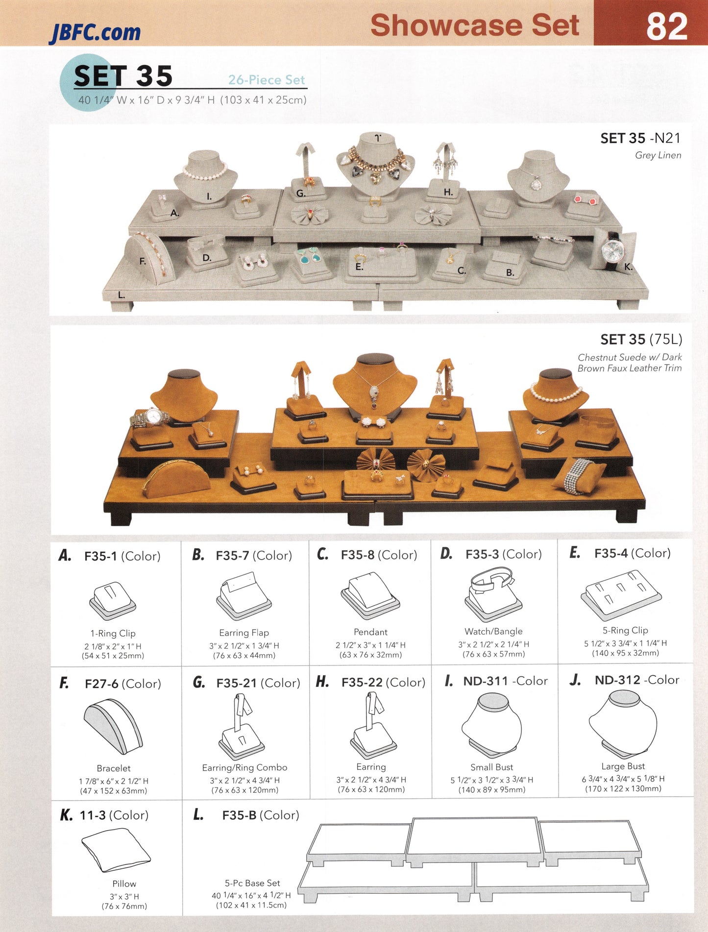 Colgante (base de palisandro) - set35