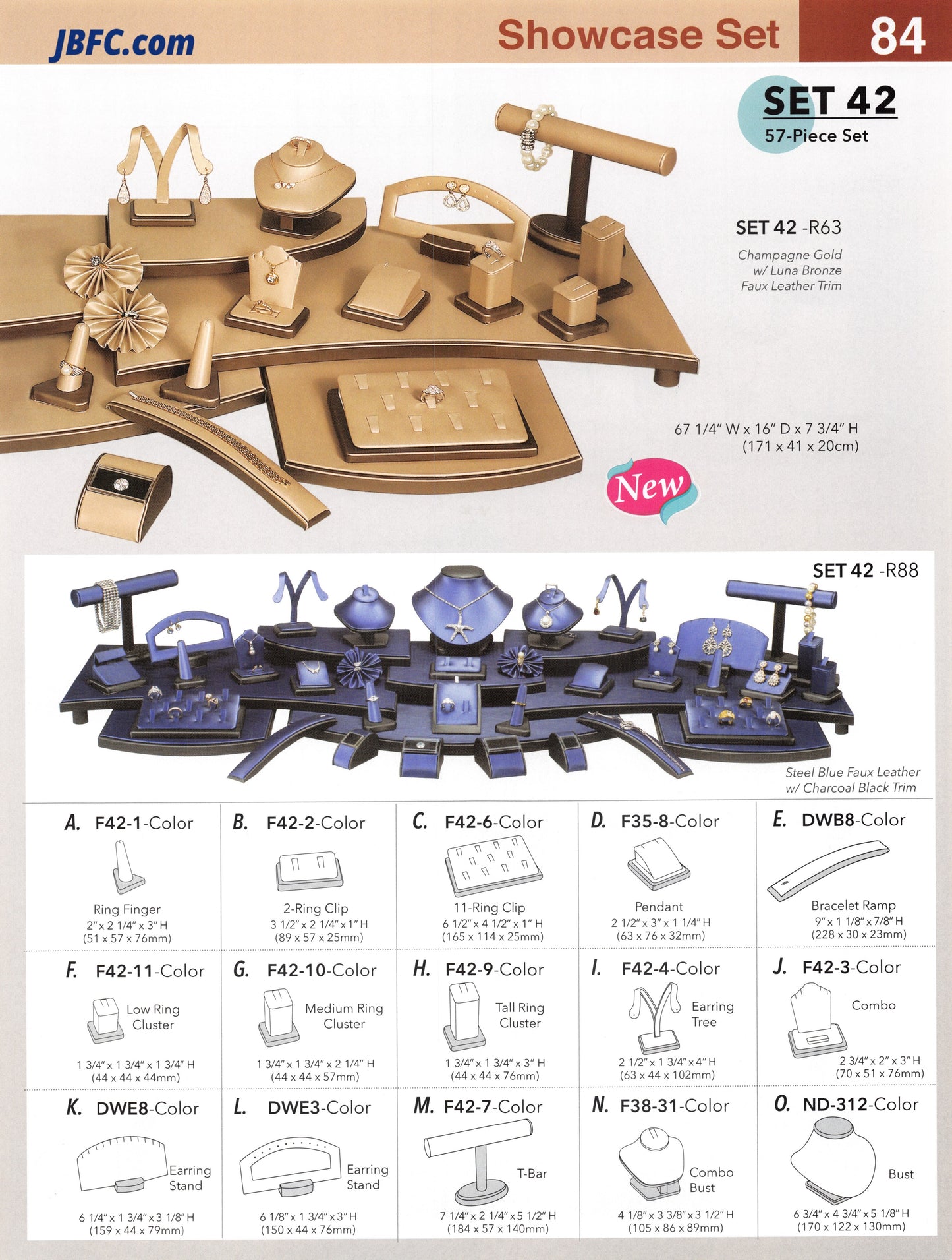 ANILLO (2-CLIP) - SOPORTE DE PALOSANTO (SET42)