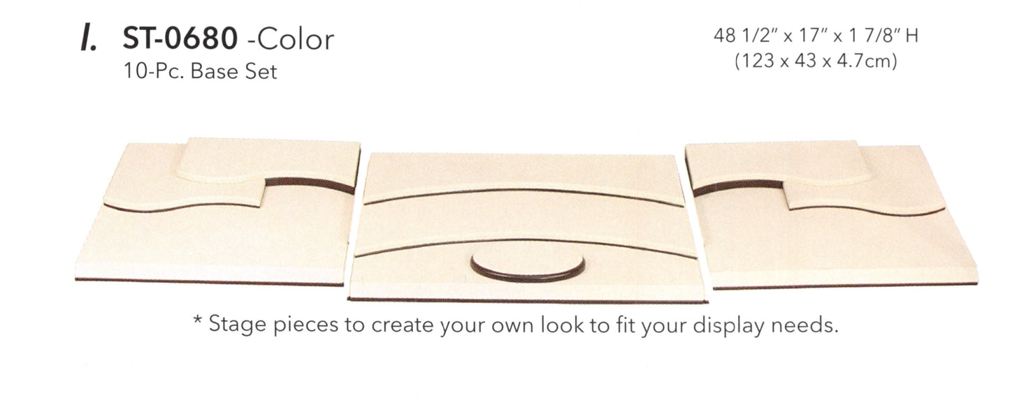 Juego de base (10 piezas) - Gris acero