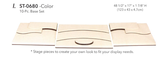 Juego de base (10 piezas) - Gris acero