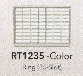 Bandejas apilables medianas