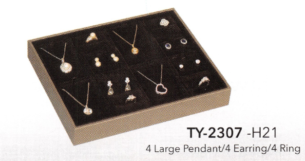 Bandeja de exhibición con tapa