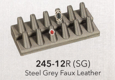 Expositor de 12 anillos cortos para dedos