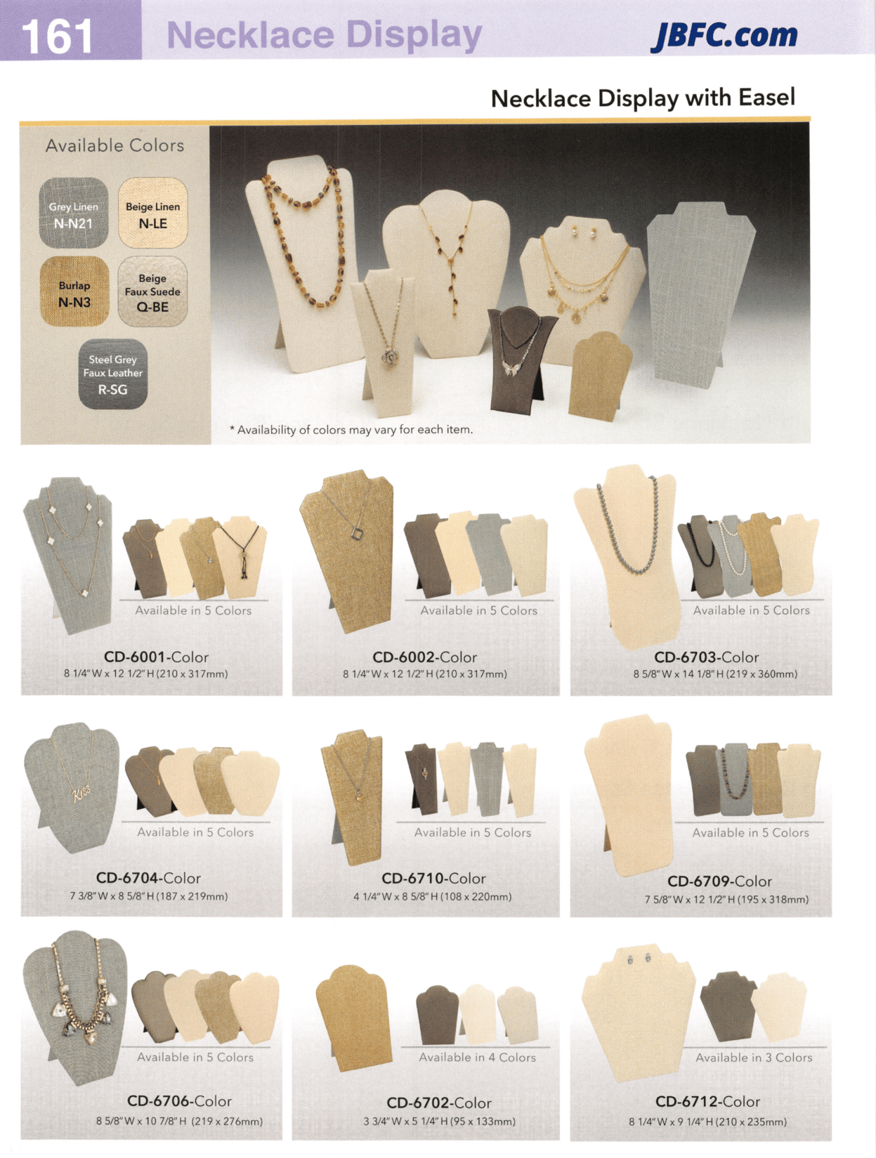 Expositor de collares con caballete - CD-6002