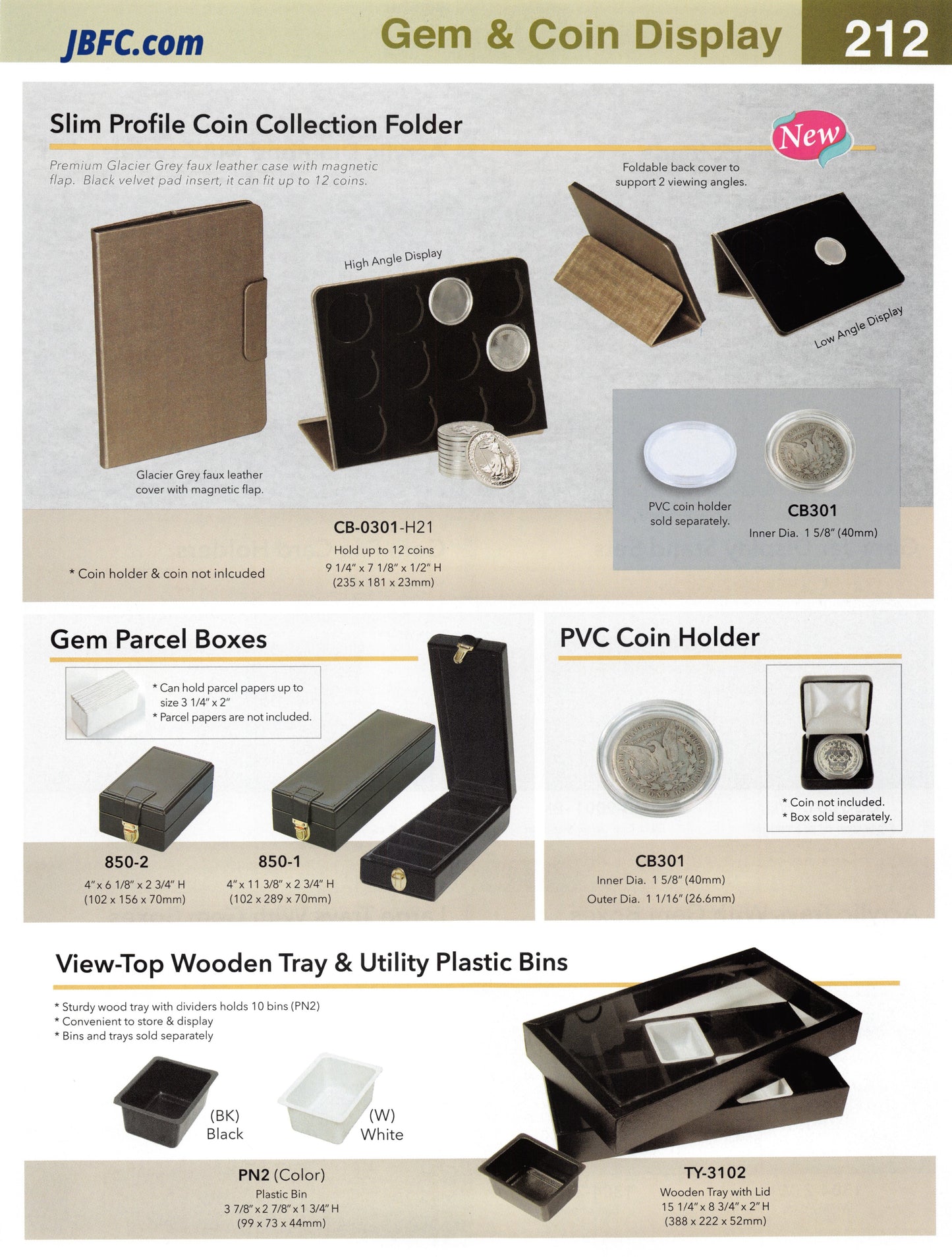 Cajas de paquetes con gemas