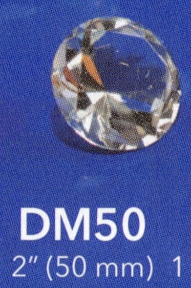 Cristales acrílicos tallados con diamantes