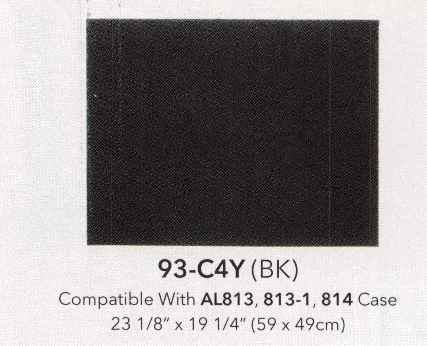 Almohadillas de terciopelo negro extra grandes