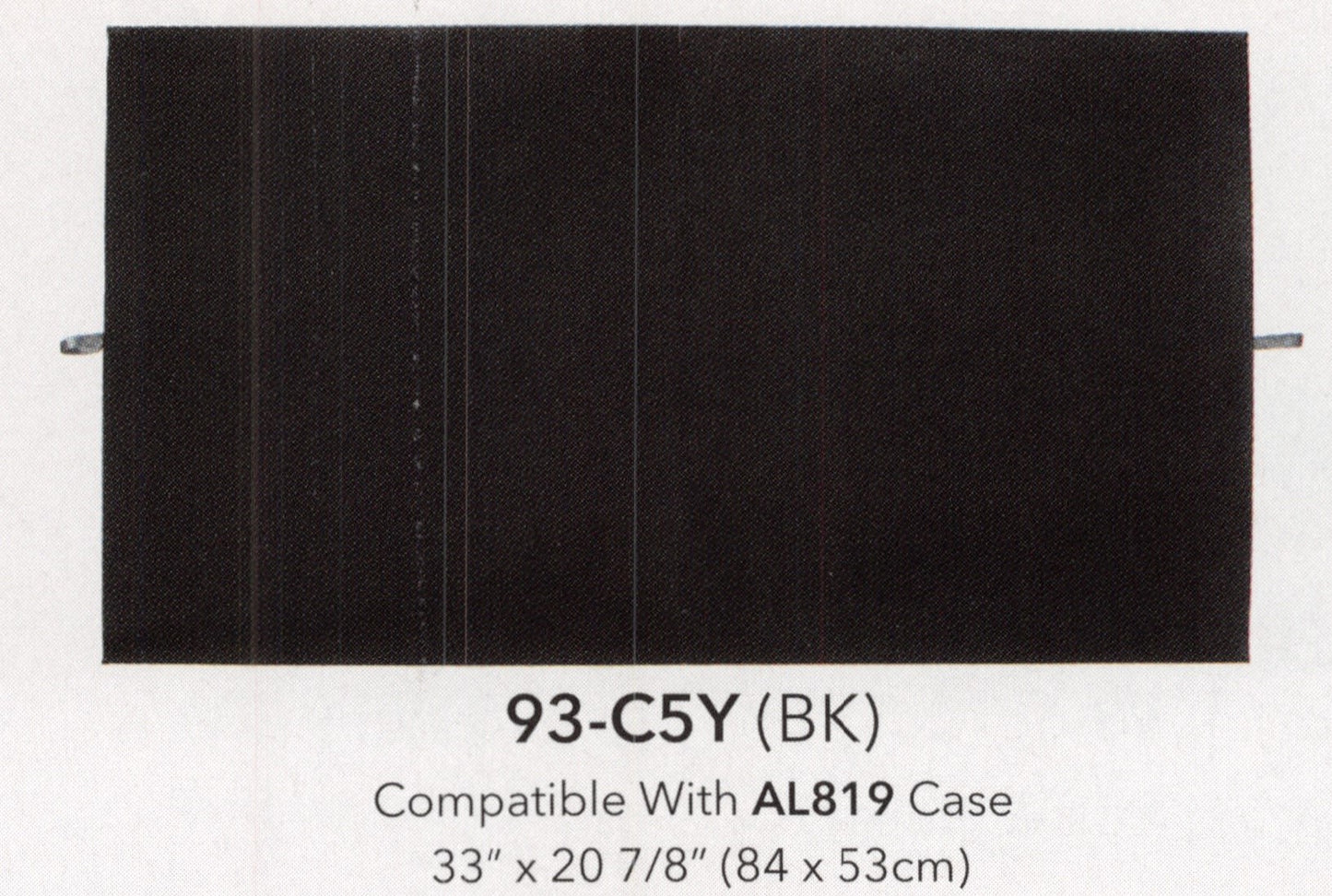 Almohadillas de terciopelo negro extra grandes