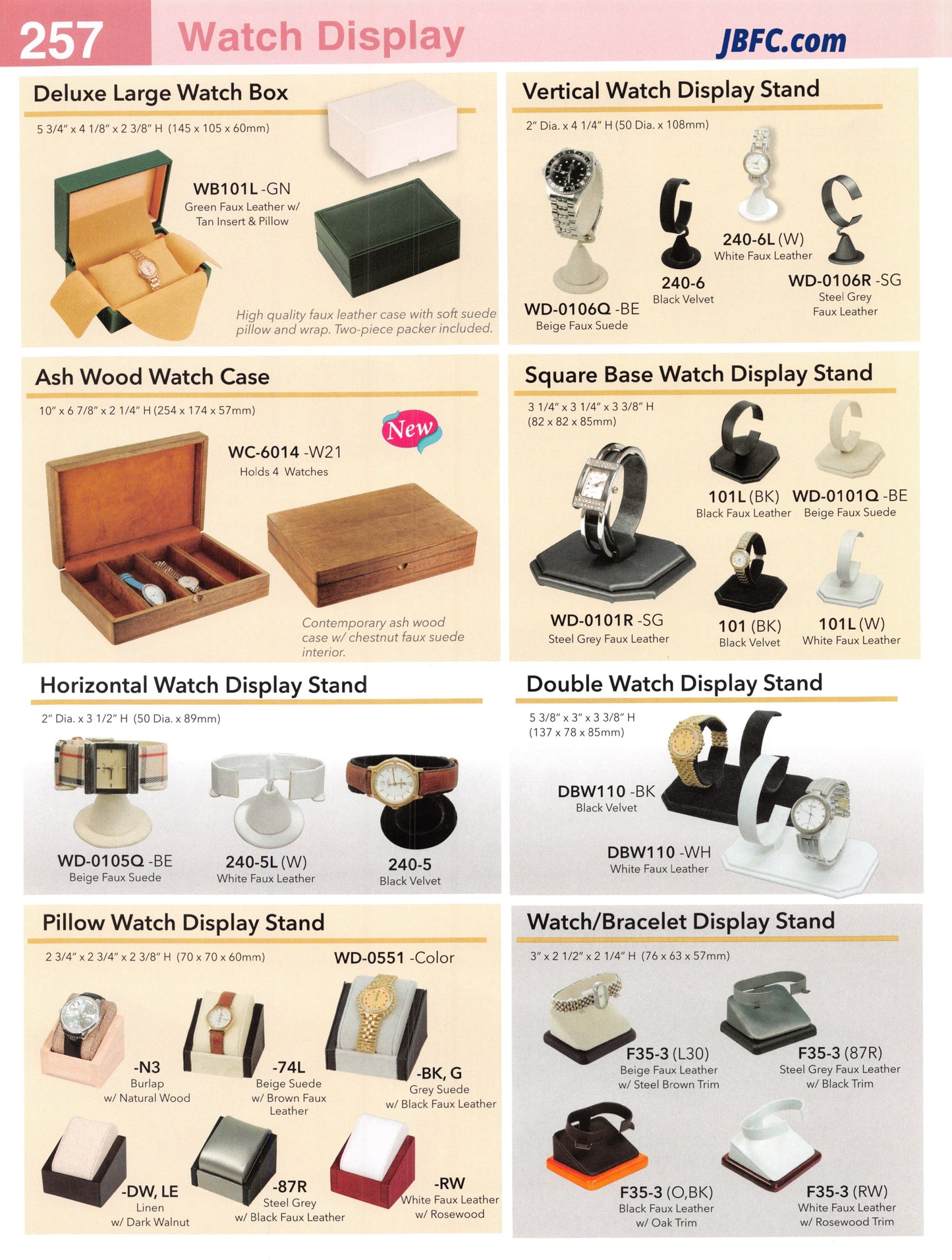 Square Base Watch Display Stand