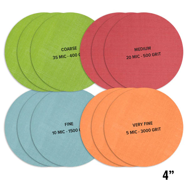 3M - Abrasivo Trizact de montaje superior - 4" (3 piezas por paquete)