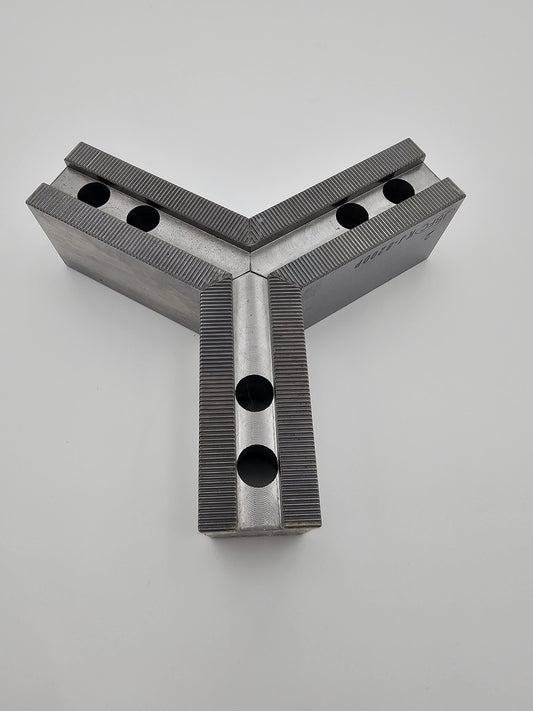 Mordazas dentadas para mandril de 8" - 1,5 mm x 60 grados - Puntiagudas