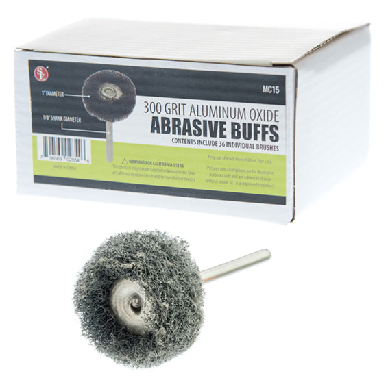36 pc Box- Abrasive Wheel Buffs