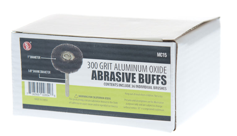 36 pc Box- Abrasive Wheel Buffs