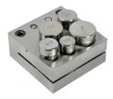 Disc Cutter with 5 Punches .5" to 1" Cut Circles