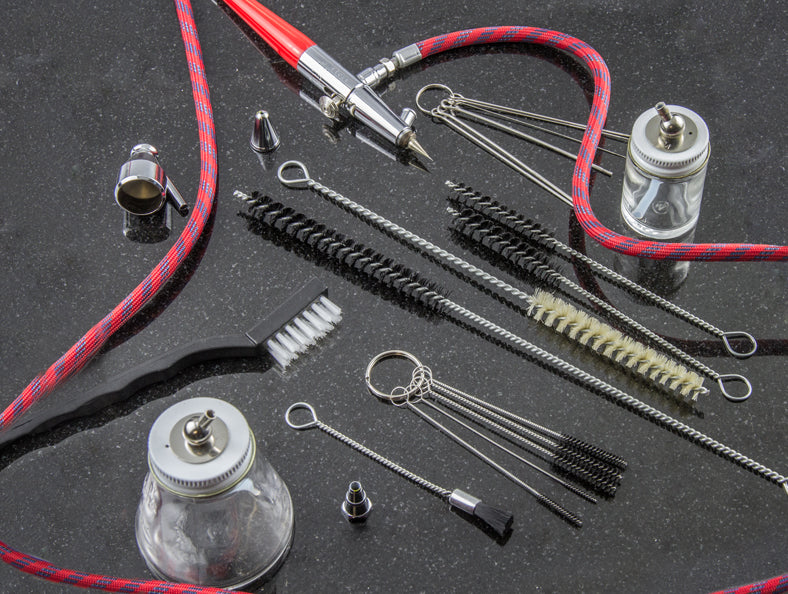 17-piece Spray Gun Cleaning Brush set